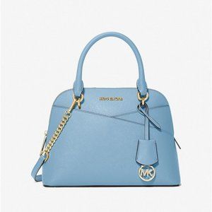 MICHAEL Michael Kors - Jet Set Travel Medium Saffiano Leather Dome Satchel